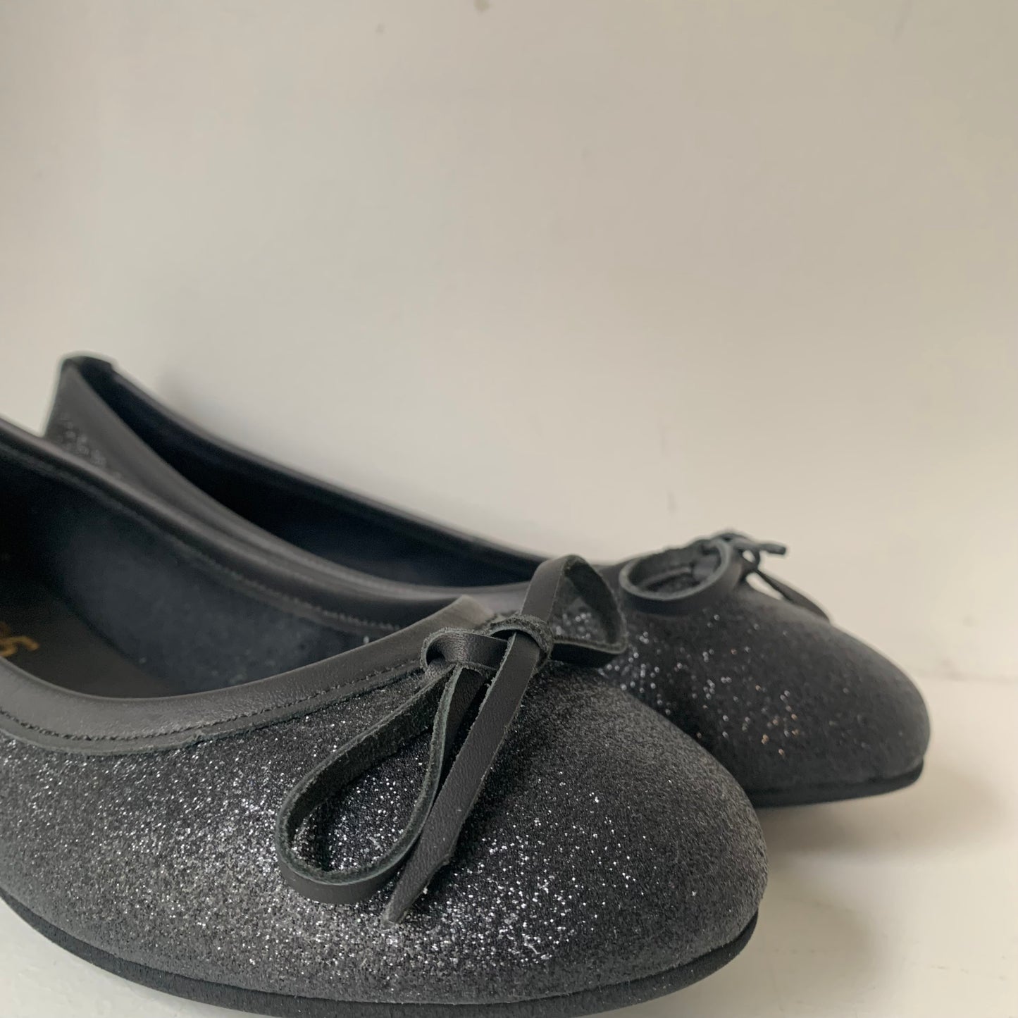 Ballerine glitter nere