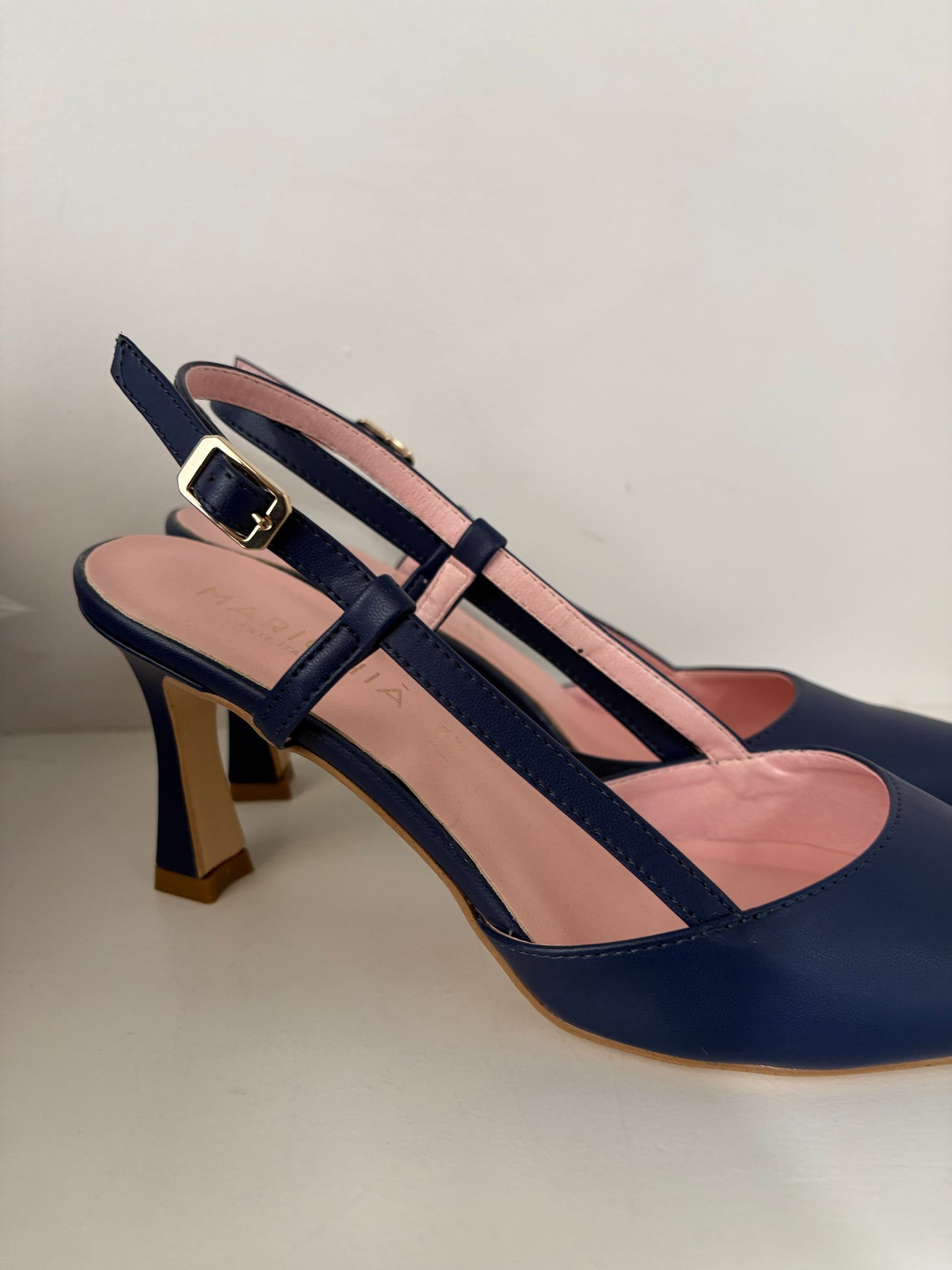 Slingback blu