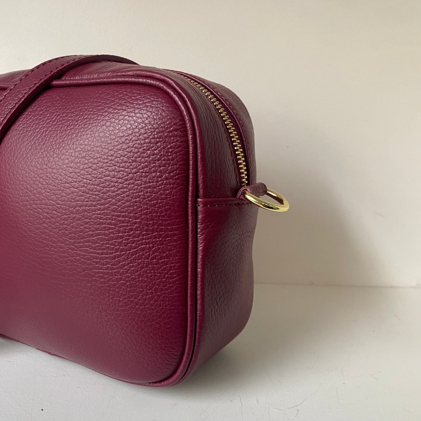 Borsa saponetta grande bordeaux