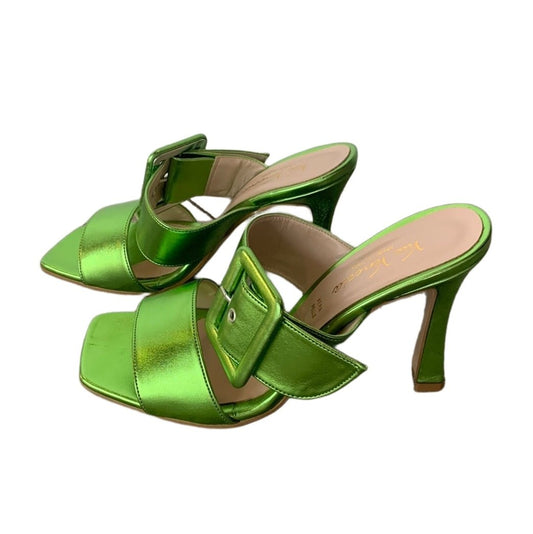Sandalo laminato verde