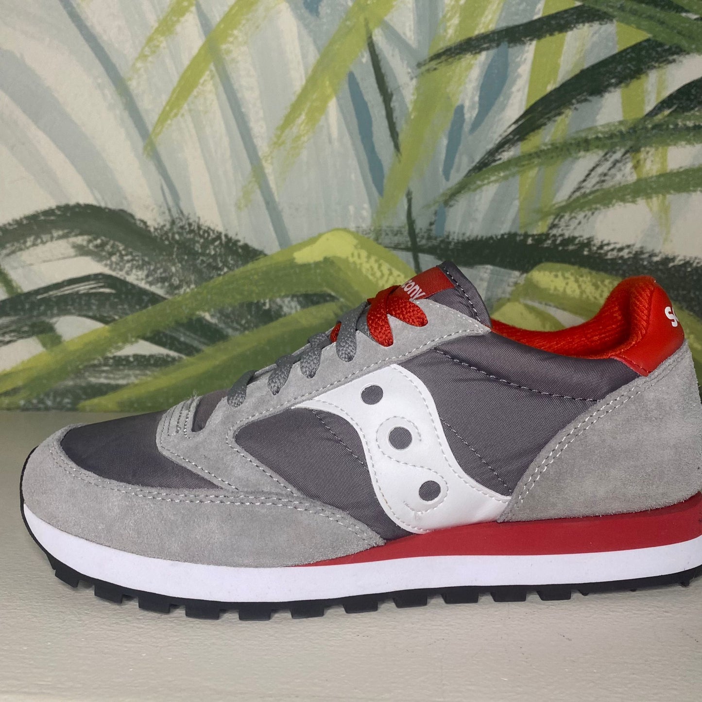 Saucony Jazz grigio e rosso