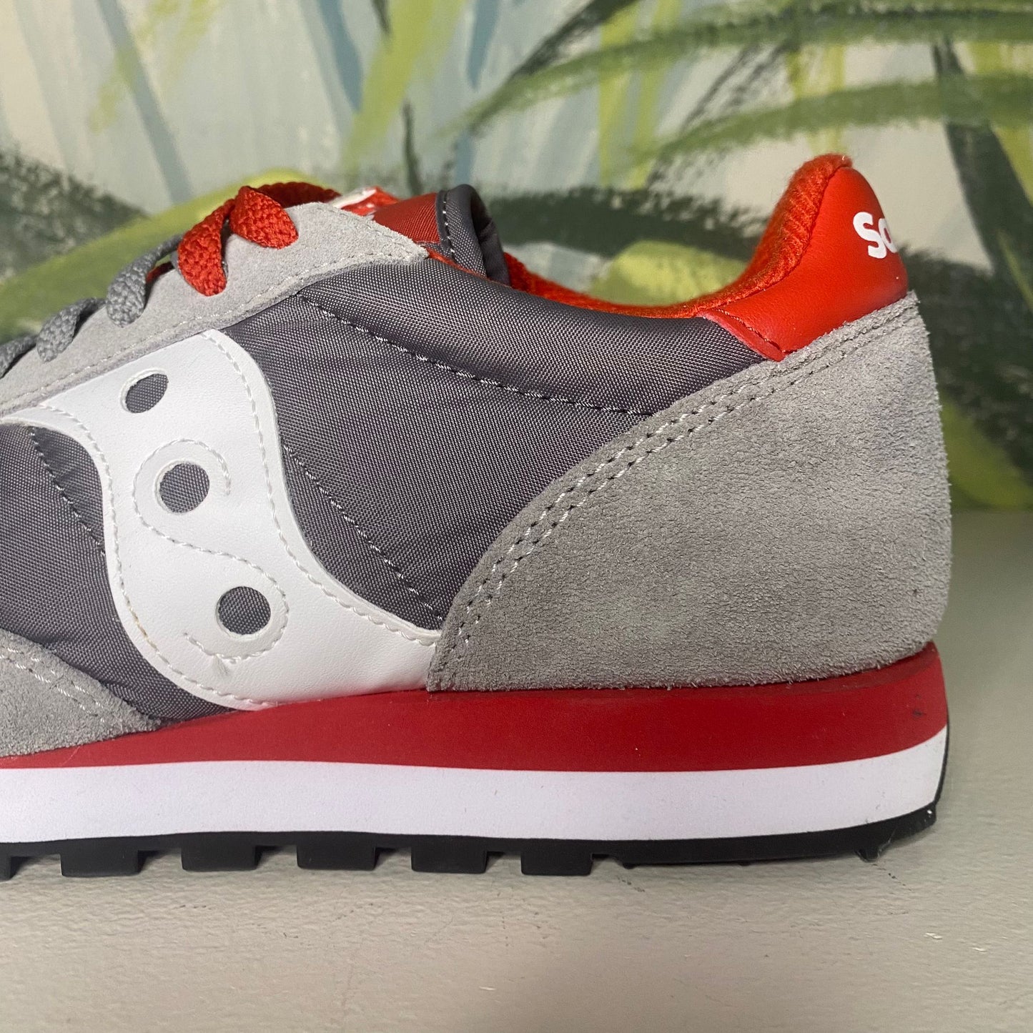 Saucony Jazz grigio e rosso