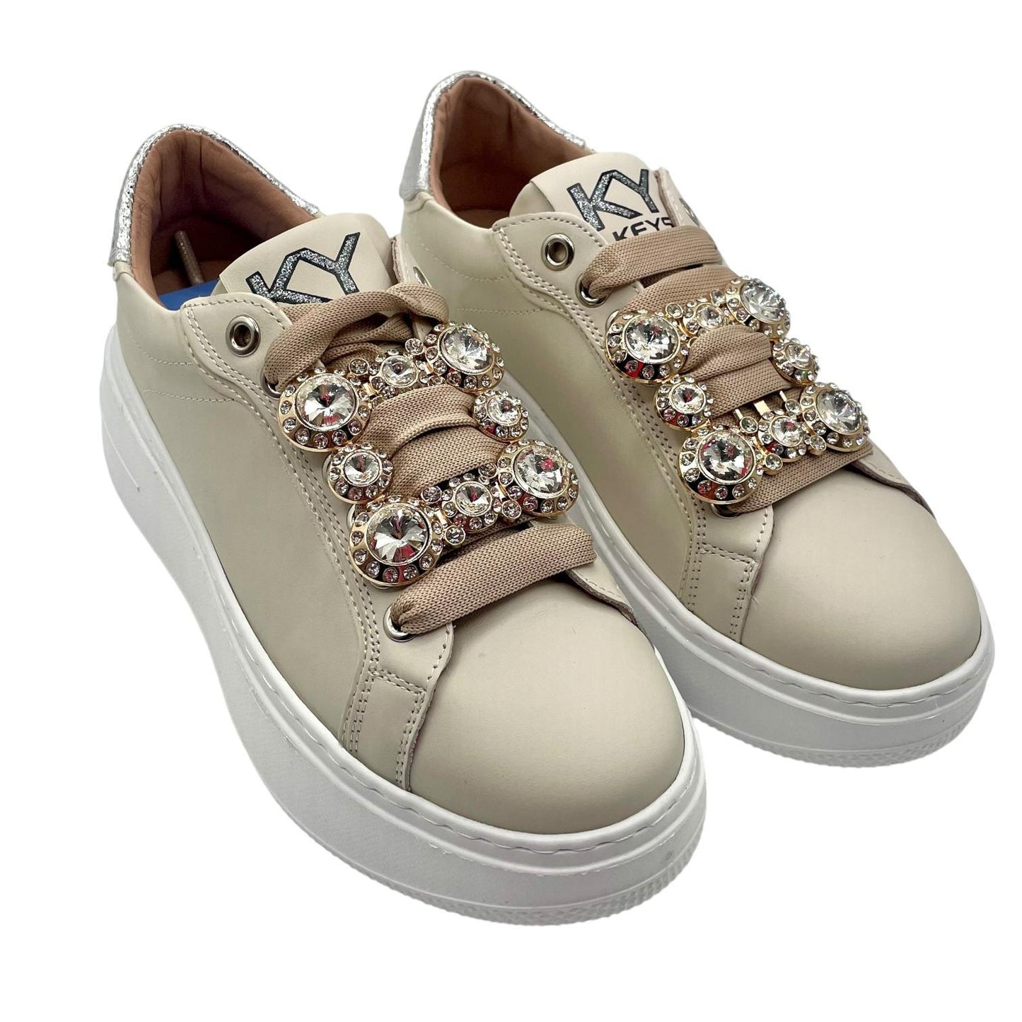 Sneakers pelle panna