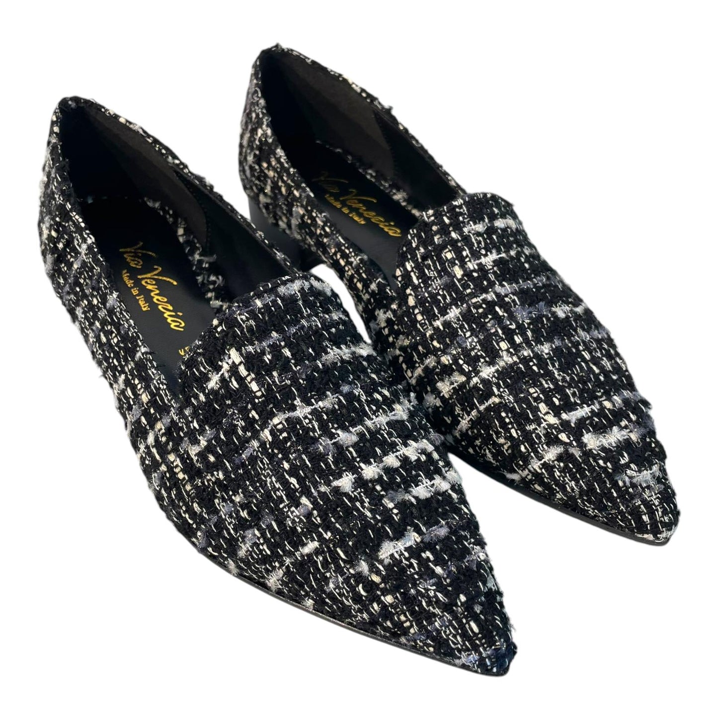 Mocassino lana cotta b/n