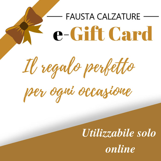 Gift Card Usabile Solo ONLINE