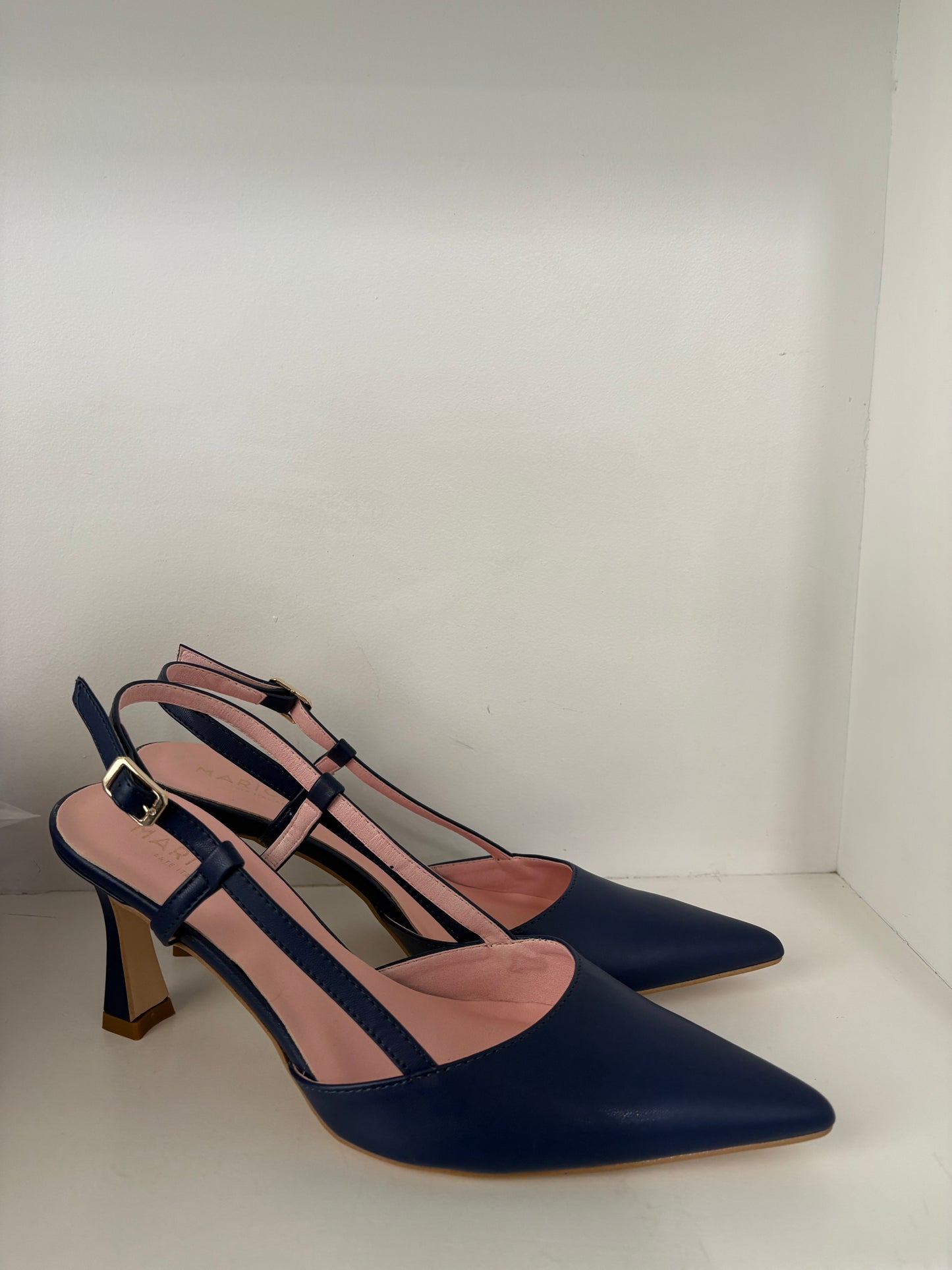 Slingback blu