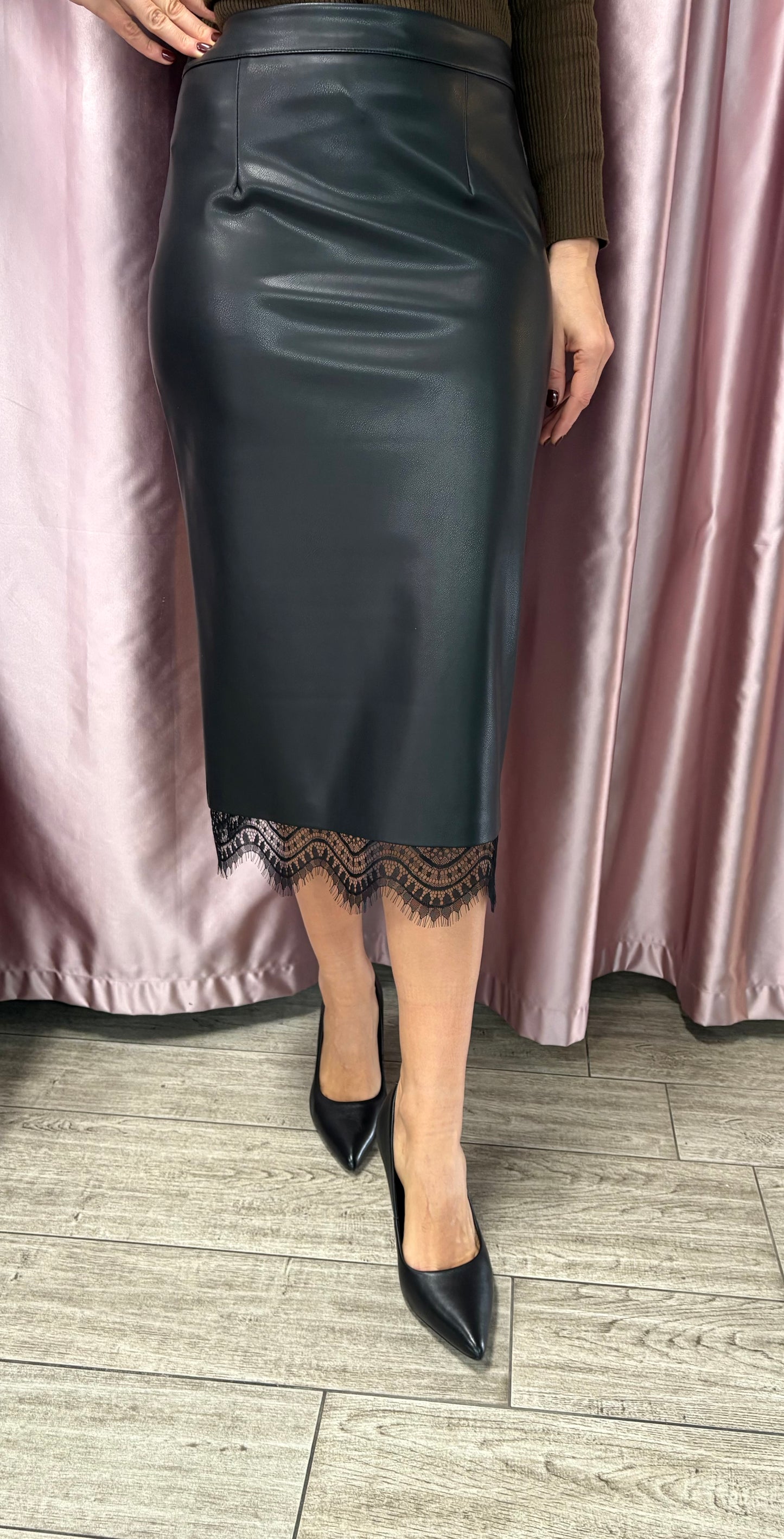 Gonna in ecopelle Susy mix