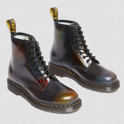 Cherry Red Stivaletti Di Pelle 1460 Pascal Chroma Metallic