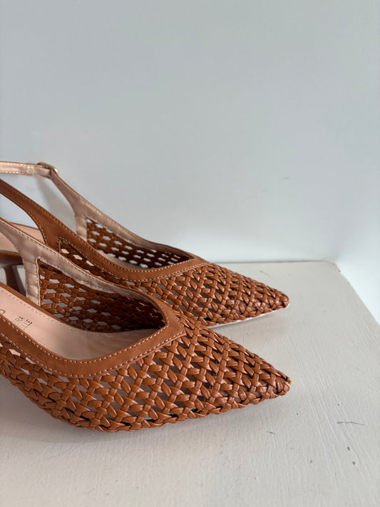 Slingback Cuoio