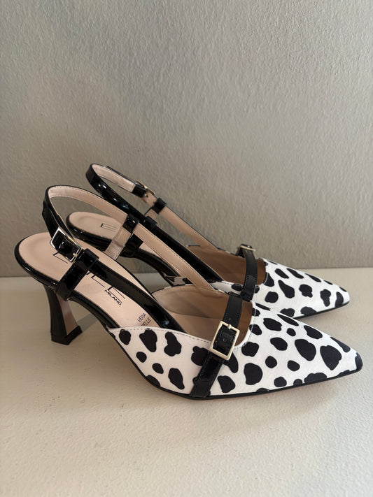 Slingback Bianco e Nero
