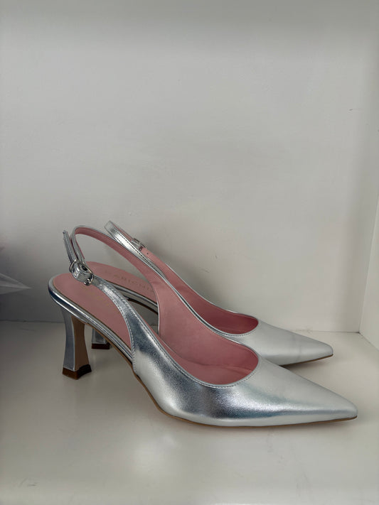 Slingback argento