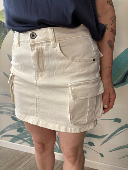 Gonna Cargo in Denim