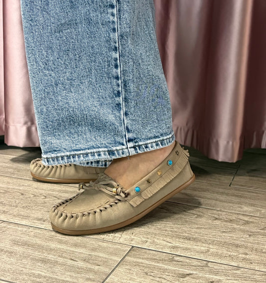 Mocassino frangiato