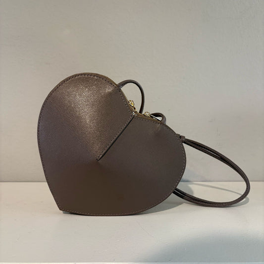 Borsa cuore pelle