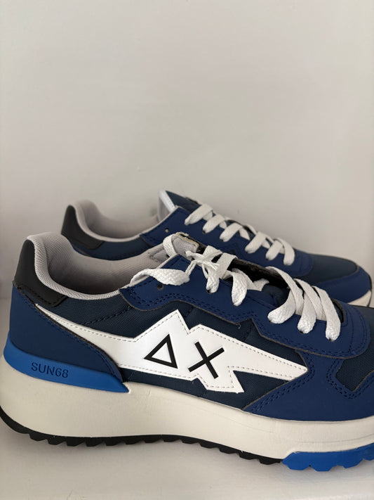 SUN68 Niki 2.0 Solid Navy Blu