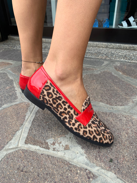 Mocassino Leopardato
