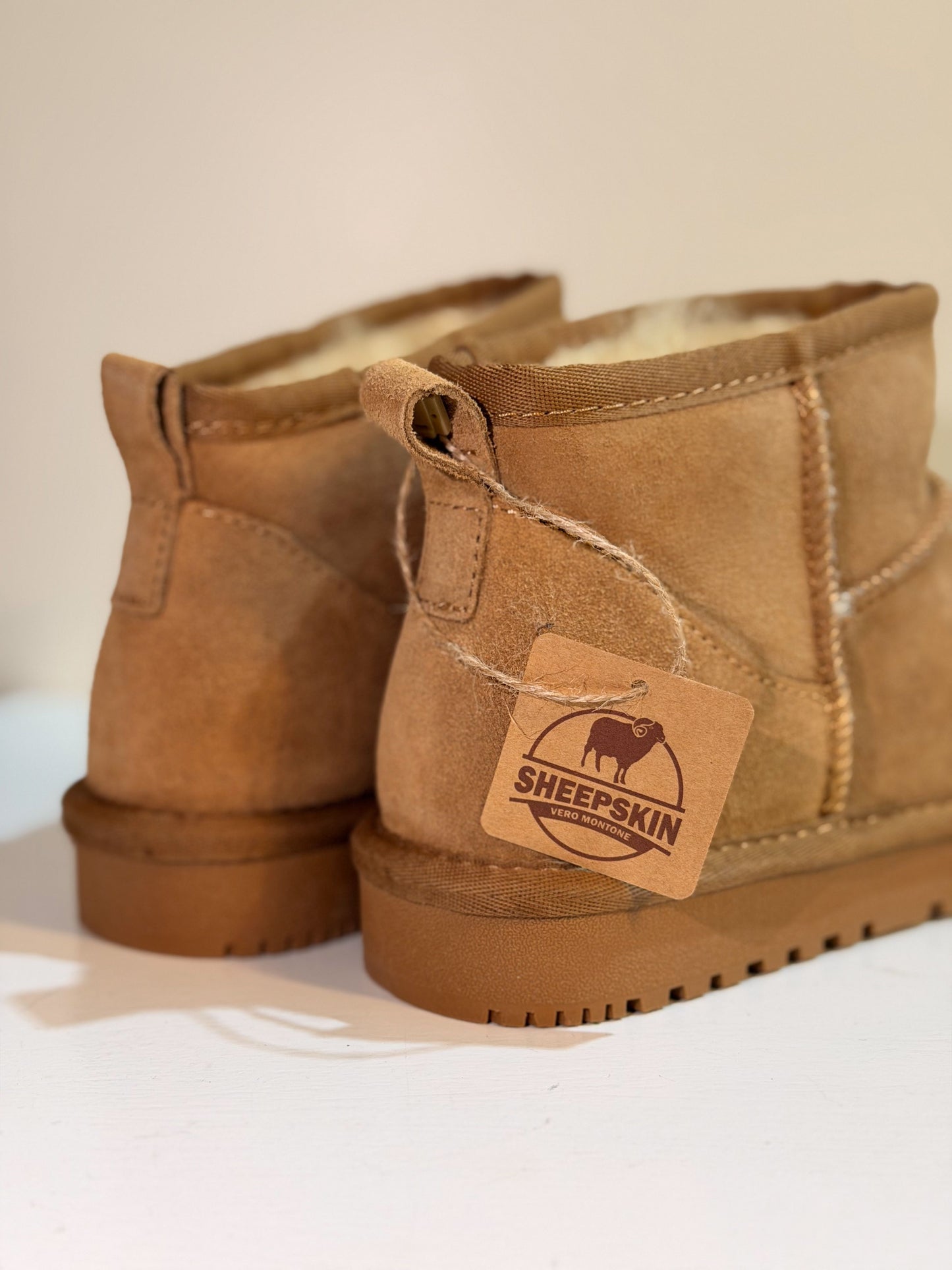 Stivaletto in vero montone