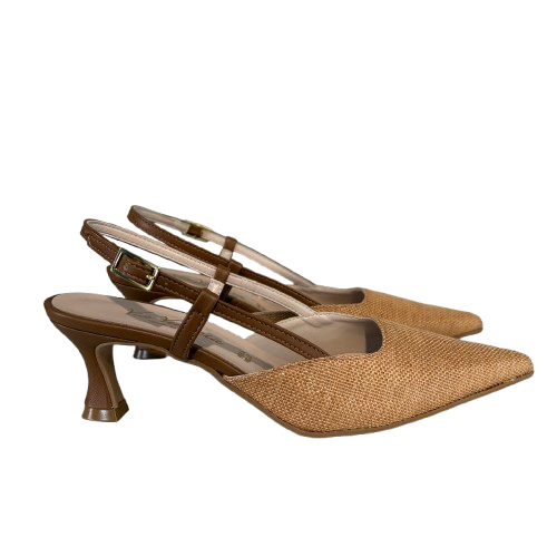 Slingback marrone