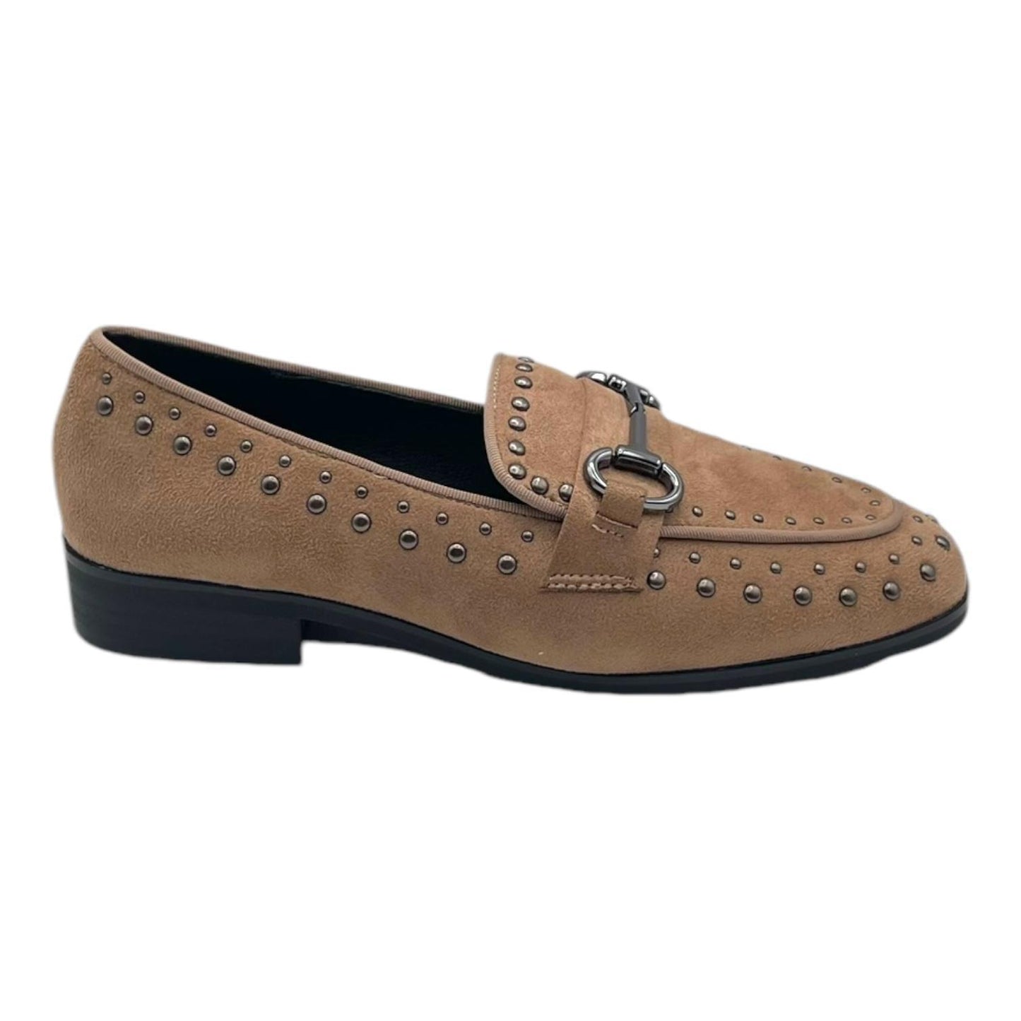 Mocassino taupe camoscio
