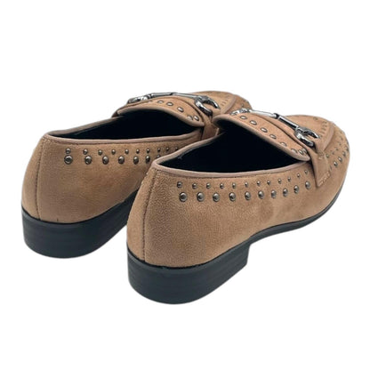 Mocassino taupe camoscio