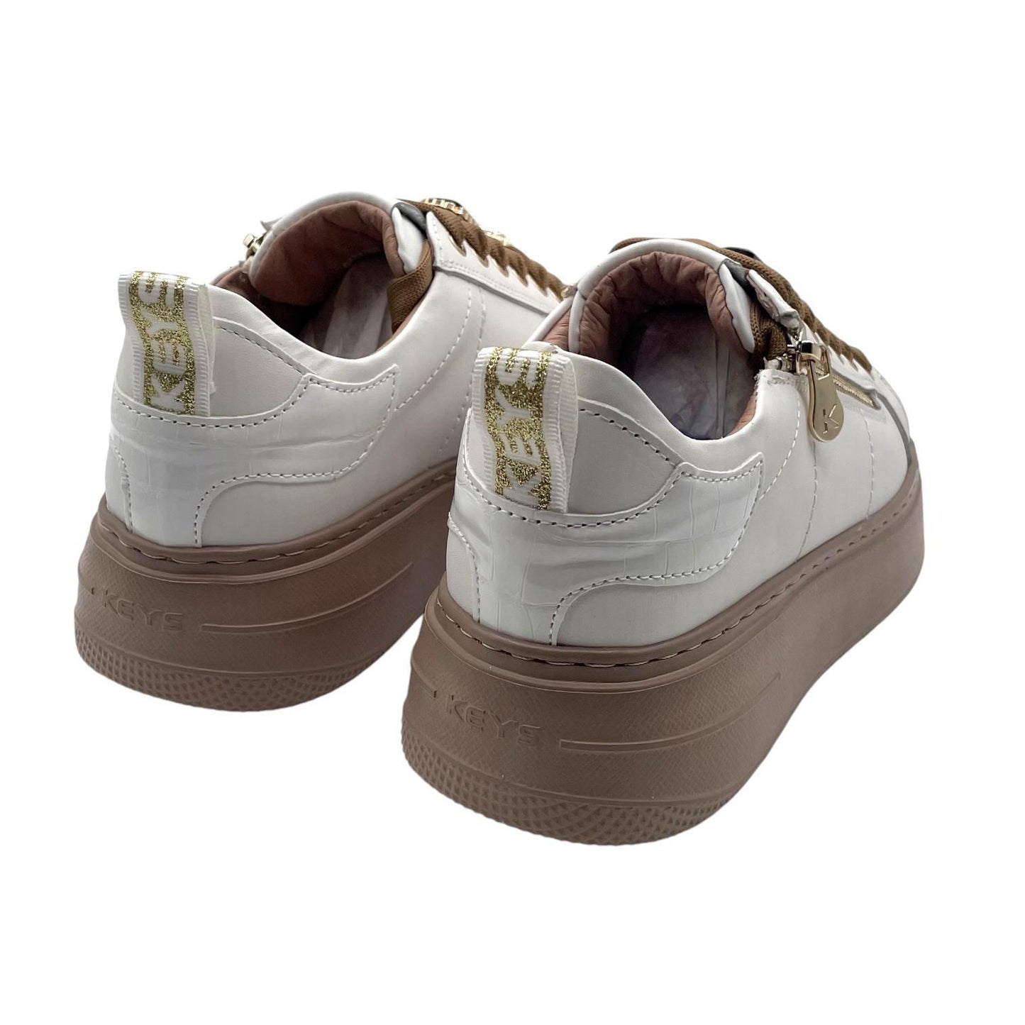 Sneakers pelle bianca