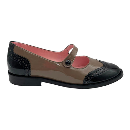 Scarpa in pelle e vernice